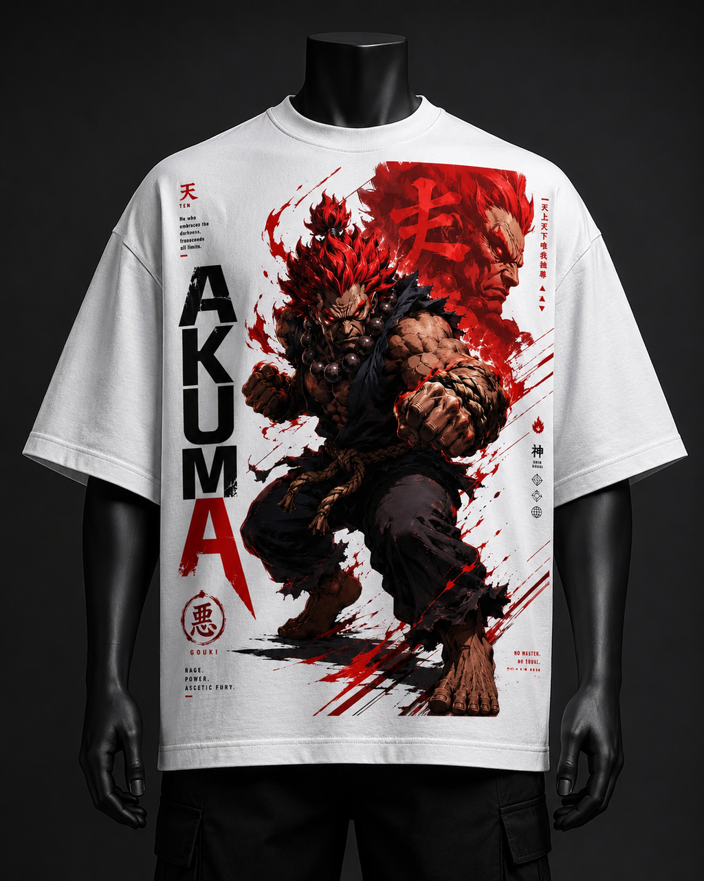 Akuma Street Fighter 01 Polera o Polerón