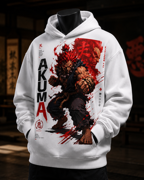 Akuma Street Fighter 01 Polera o Polerón