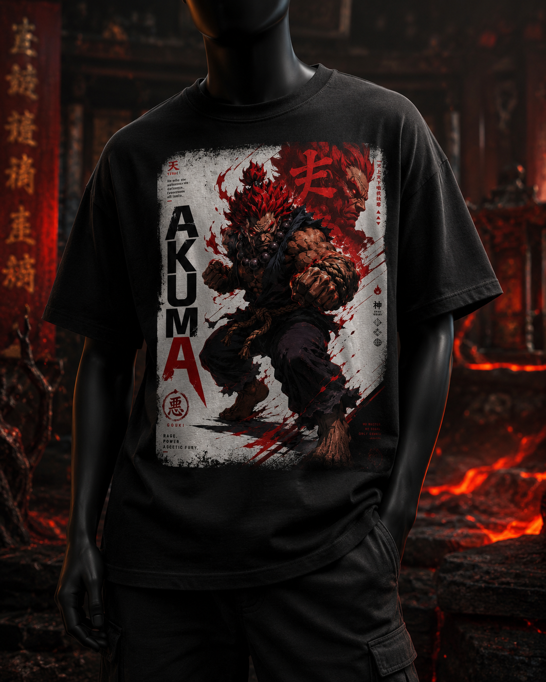 Akuma Street Fighter 03 Polera o Polerón