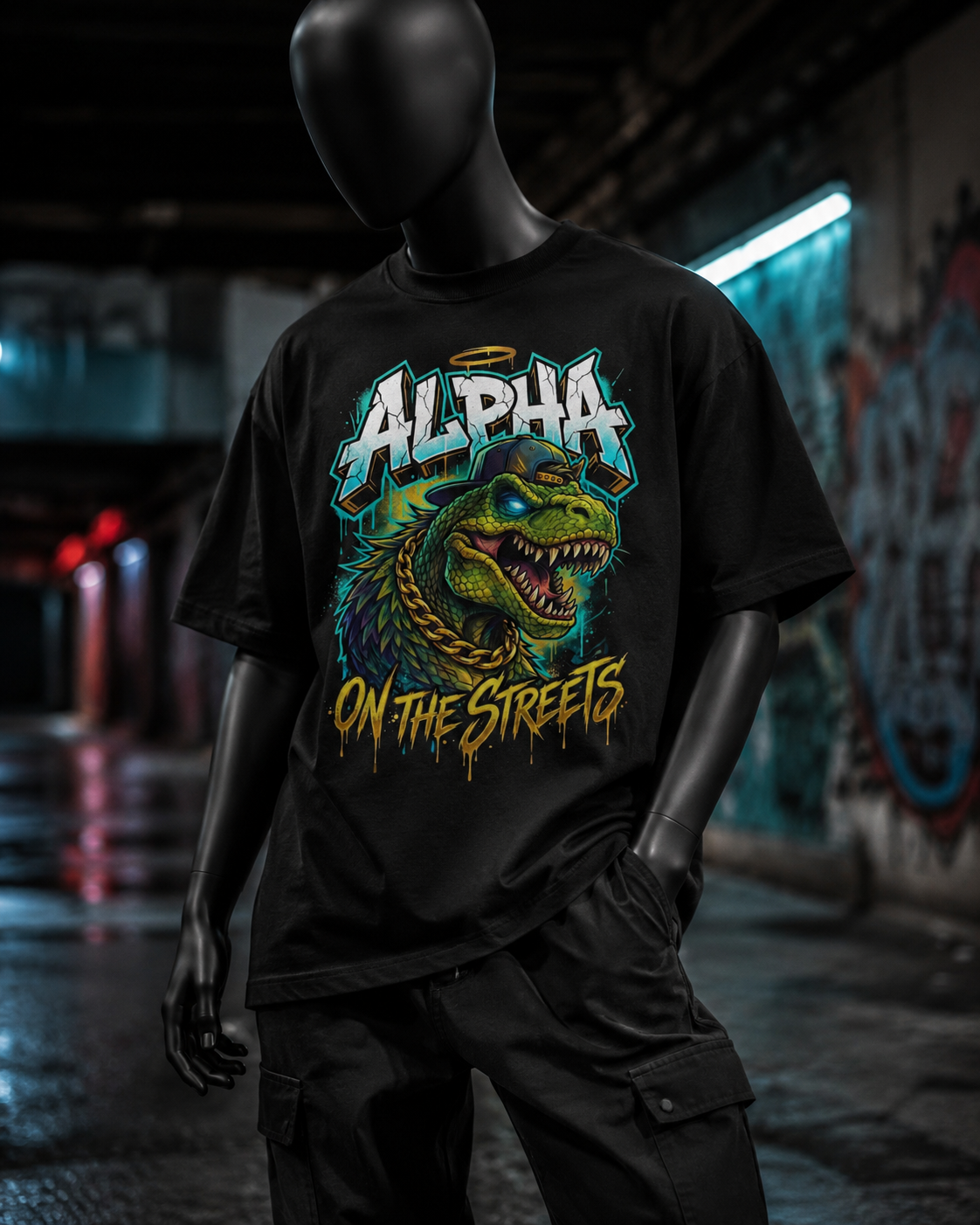 Cocodrilo Alpha Graffiti - Polera