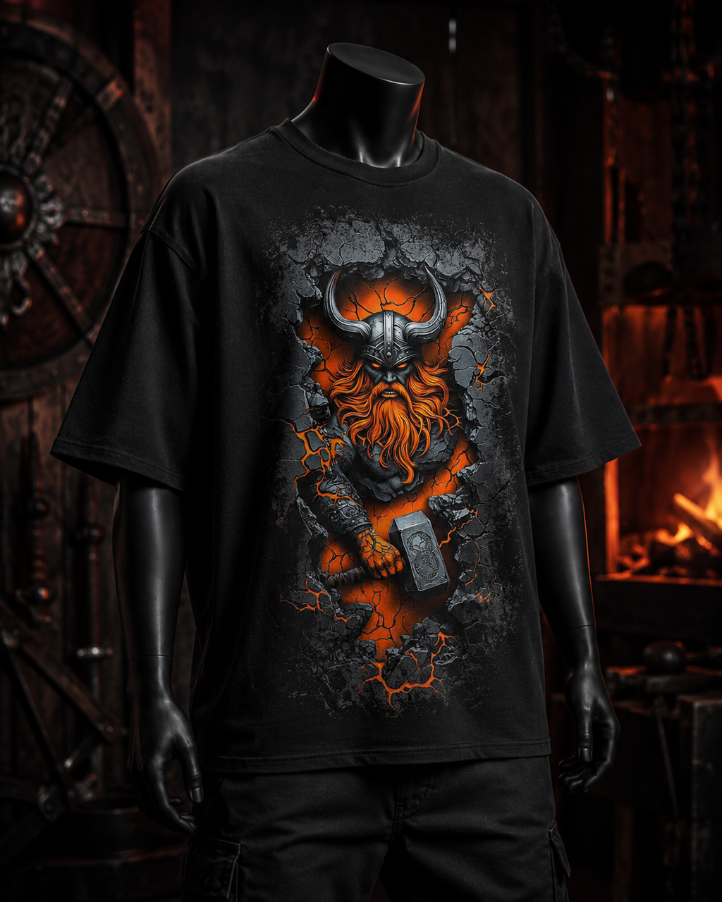 Demonio Azul Fuego - Polera