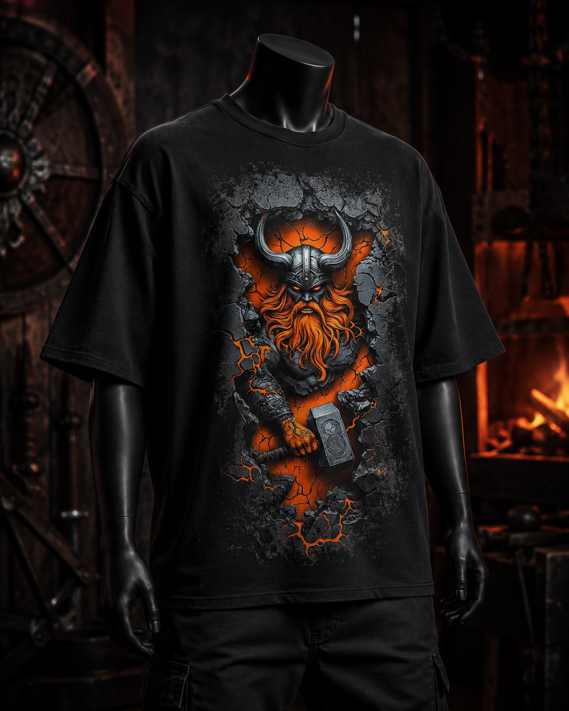 Demonio Azul Fuego - Polera