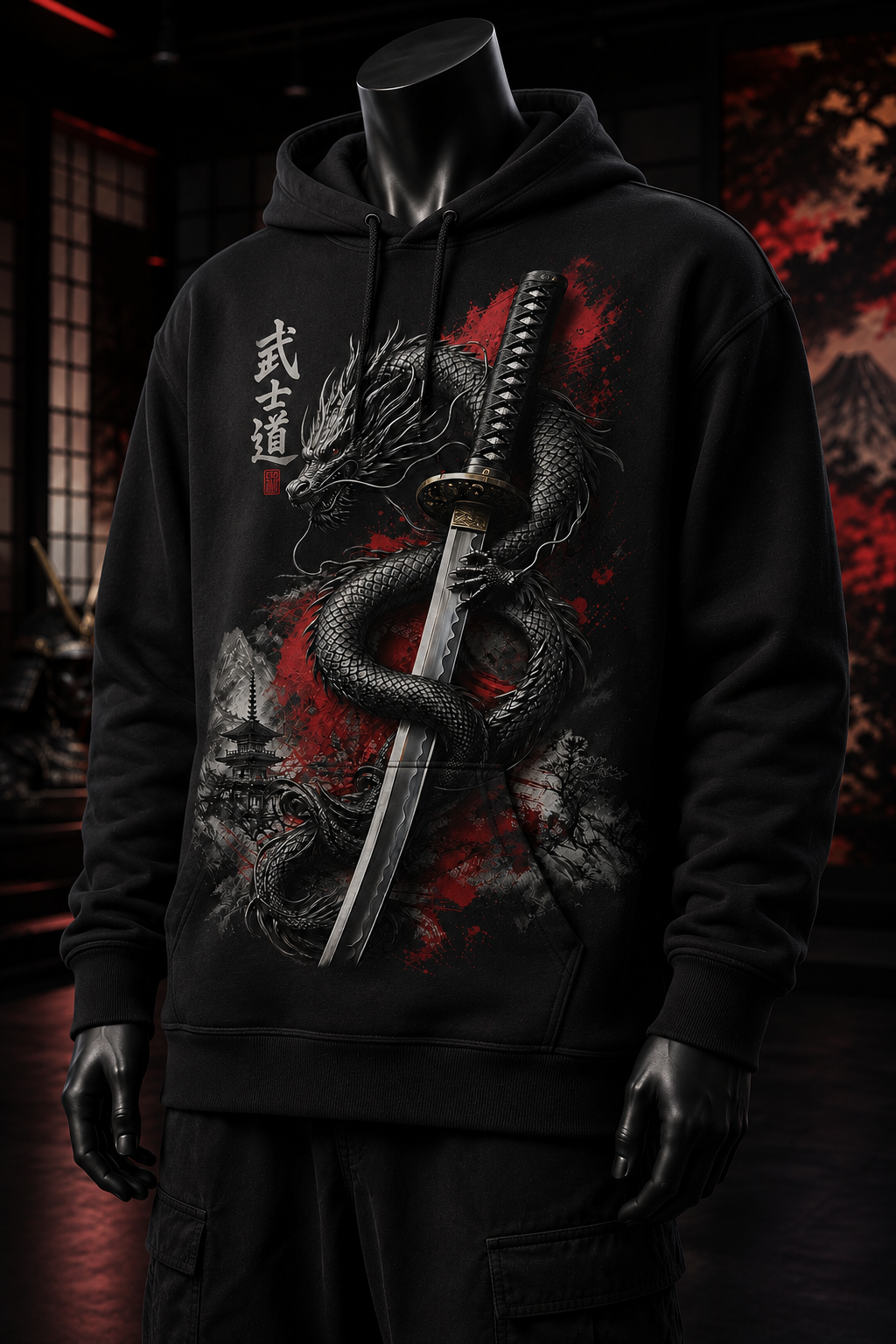 Dragon Katana - Polerón