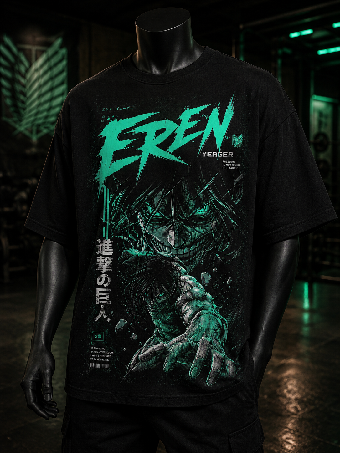 Eren Titan Verde - Polera