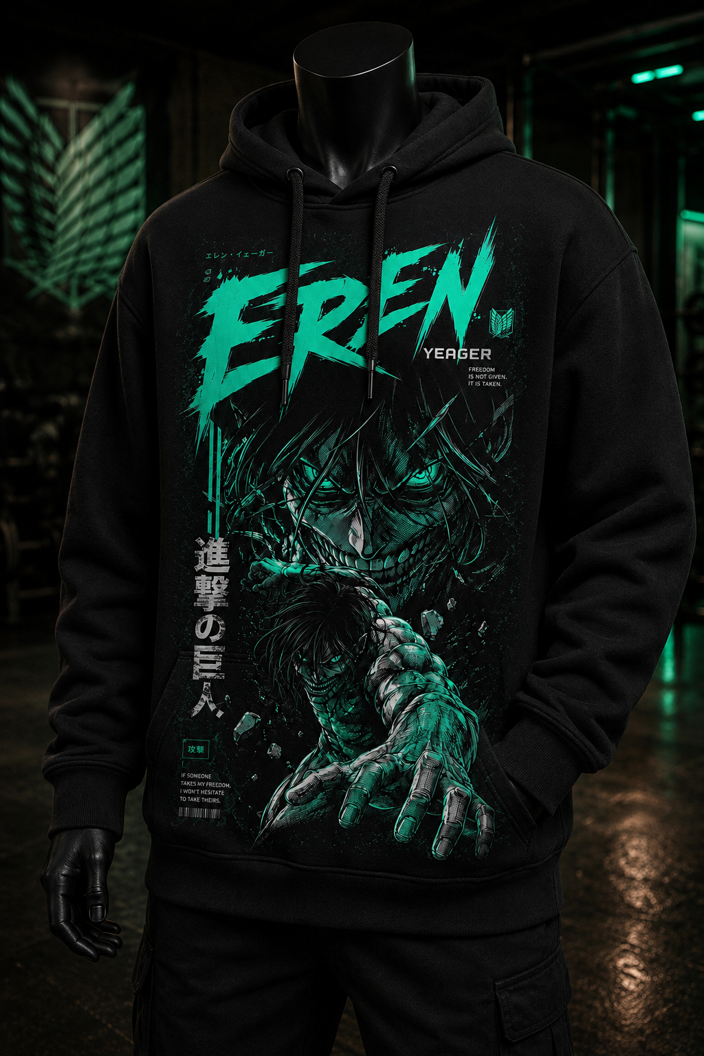 Eren Titan Verde - Polerón