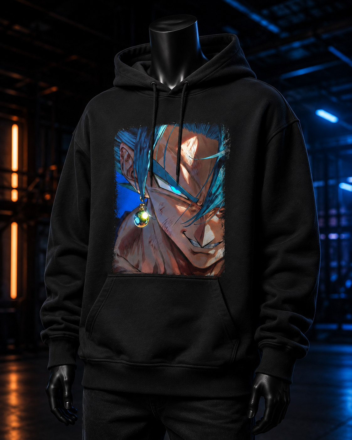 Goku Black Energia Azul - Polerón