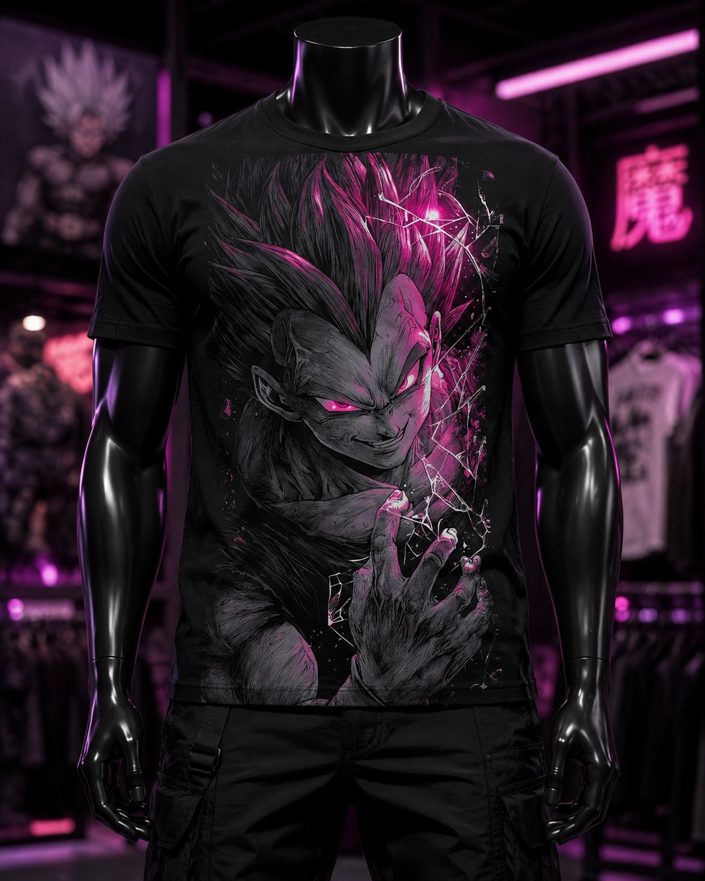 Goku Black Rosa 01 - Polera