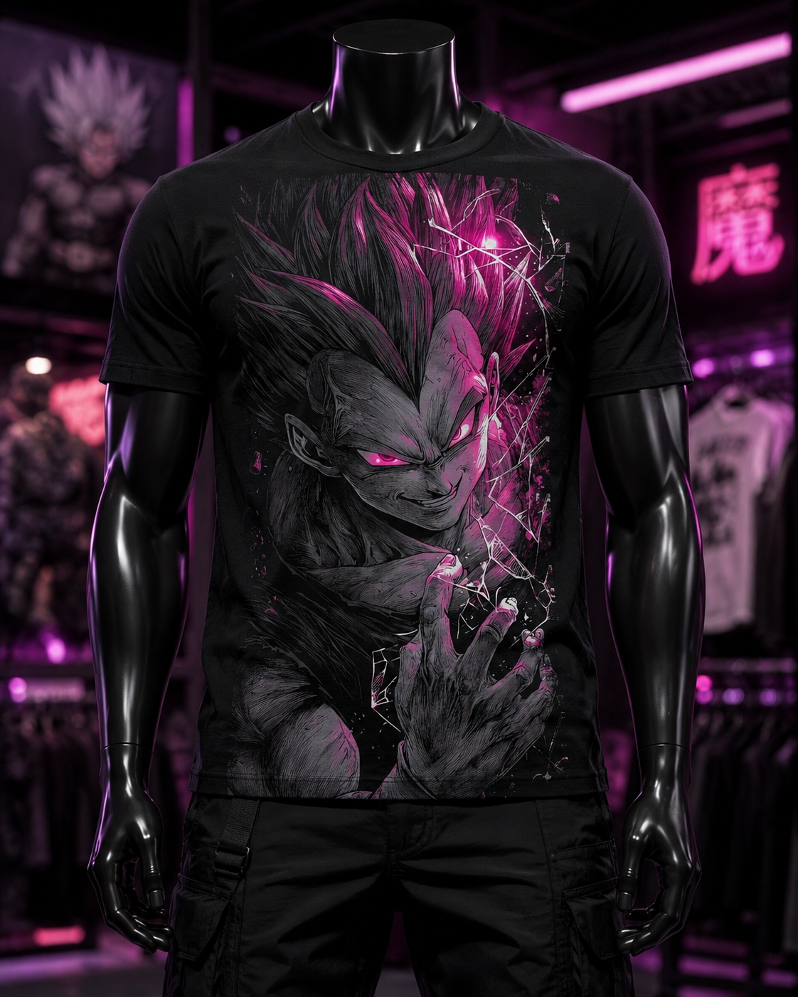 Goku Black Rosa 01 - Polera