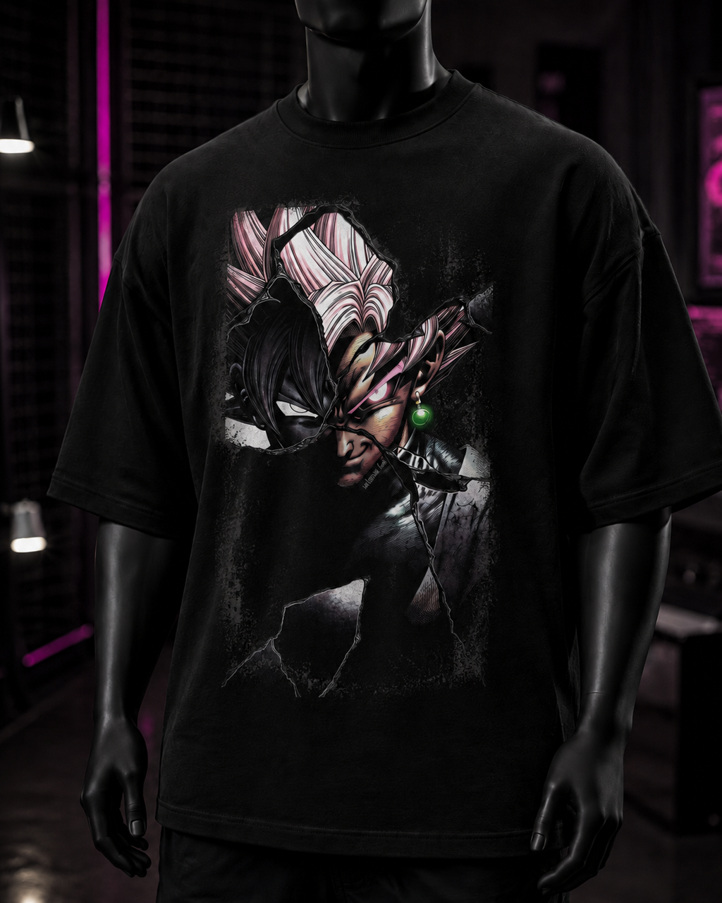 Goku Black Rosa 02 - Polera