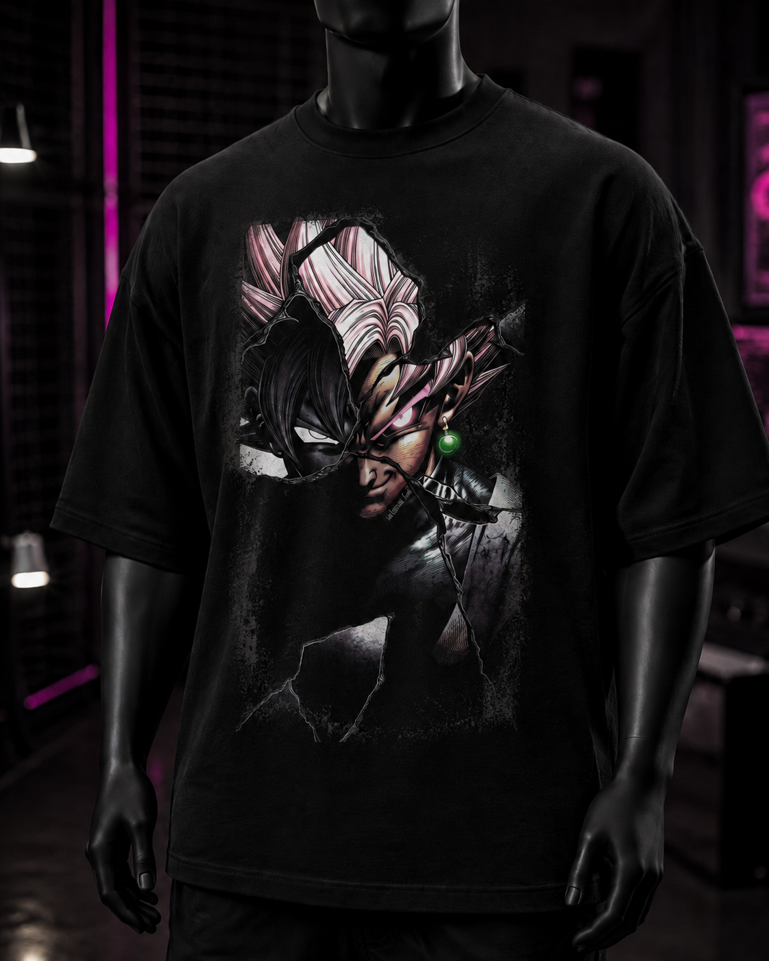 Goku Black Rosa 02 - Polera
