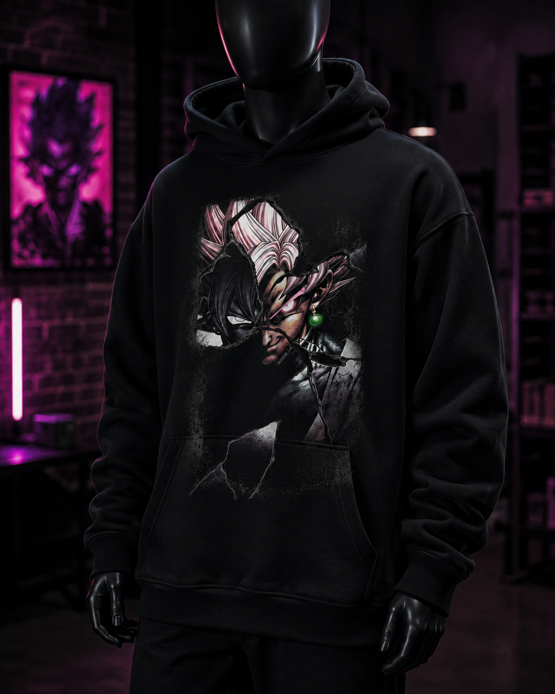 Goku Black Rosa 02 - Polerón