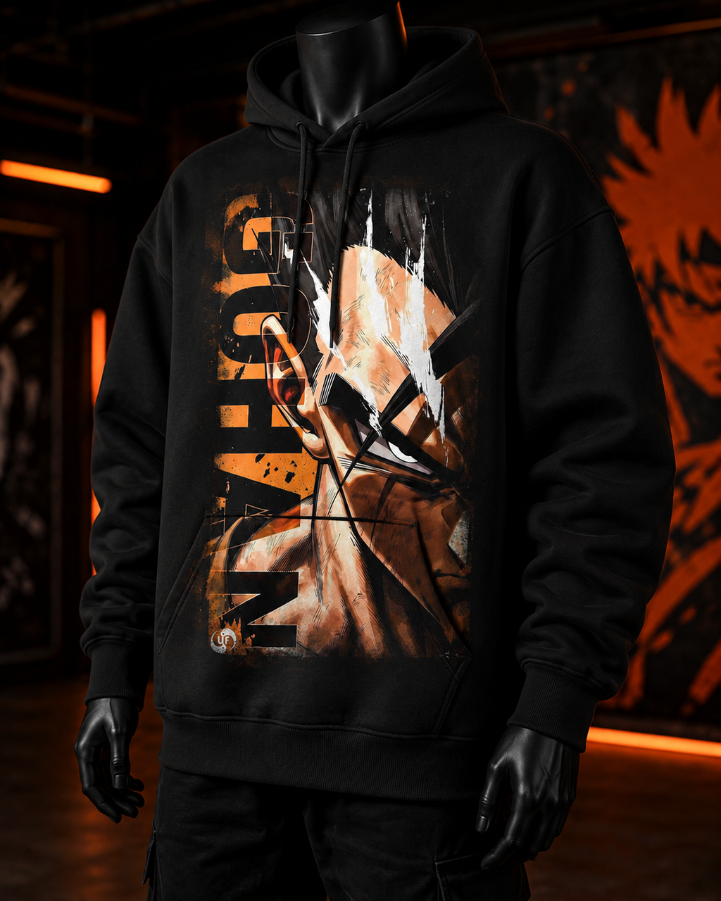 Goku Naranja Negro - Polerón