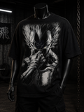 Majin Vegeta Blanco Negro - Polera
