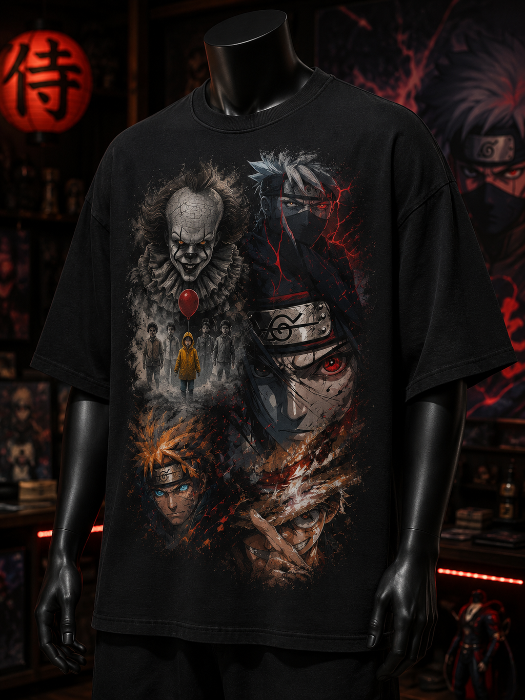 Terror Anime Collage - Polera