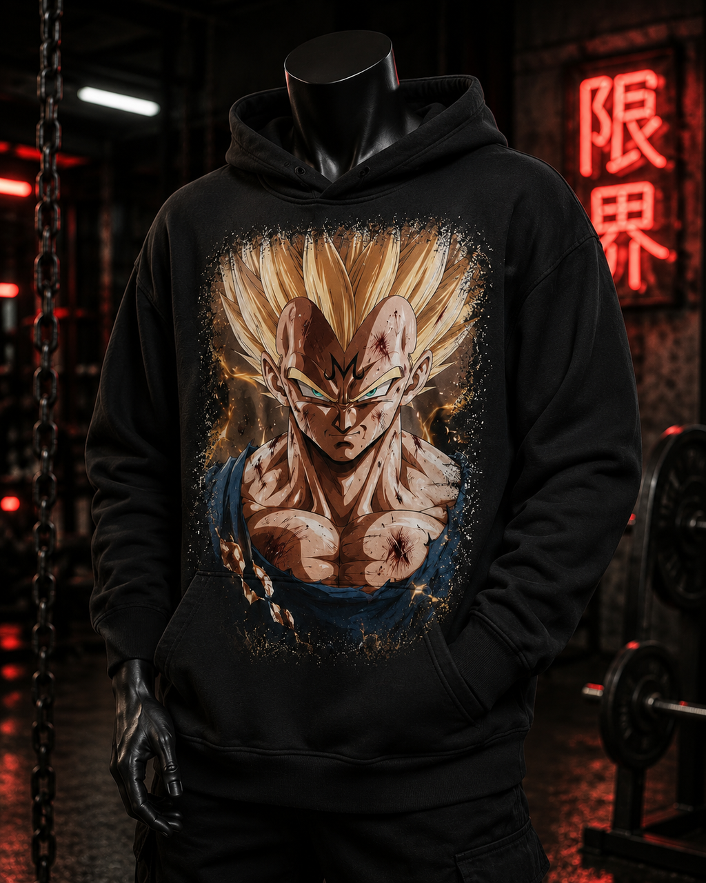Vegeta Super Saiyajin 01 Polera o Polerón
